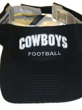 Dallas Cowboys Football Mens Adult Pro Line Visor Blue Hat Cap One Size New Tags